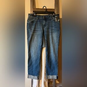 NWT Kut from the kloth  ankle straight leg jeans size 12